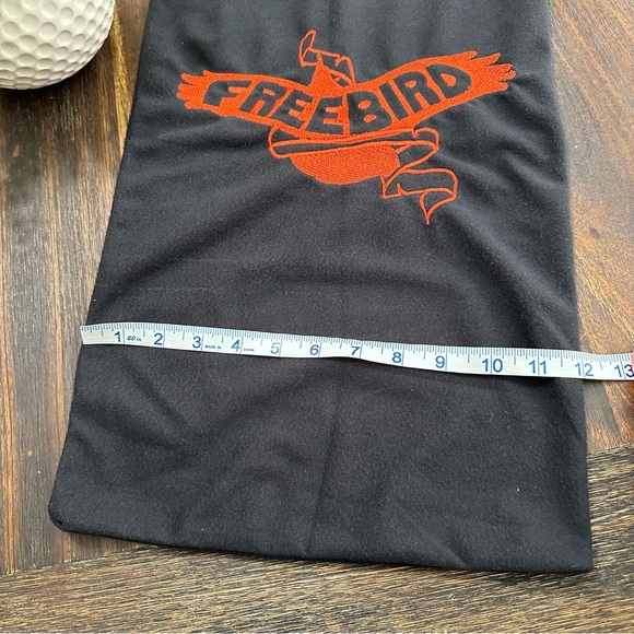 Freebird black dust bag with red orange brand logo 12x23 - Picture 4 of 8
